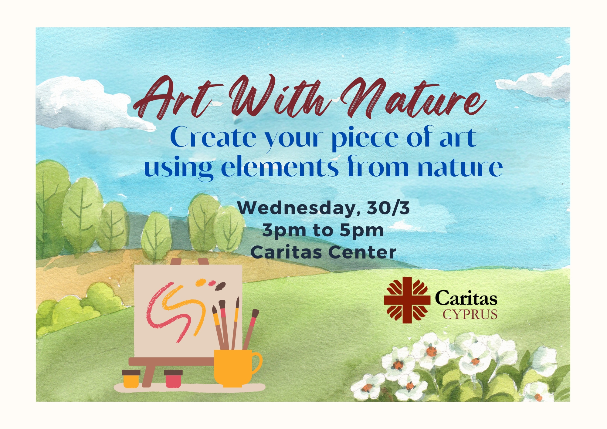 Let’s do Art…. With Nature! – April 30