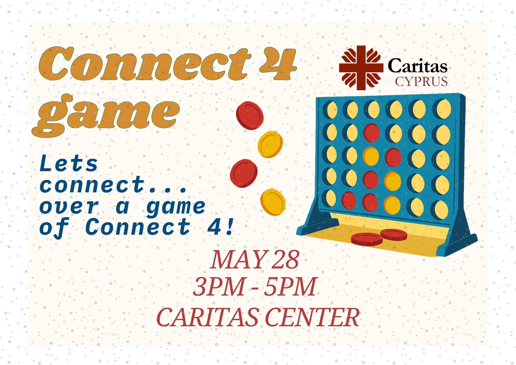 Let’s Play Connect 4 – Wednesday, May 28
