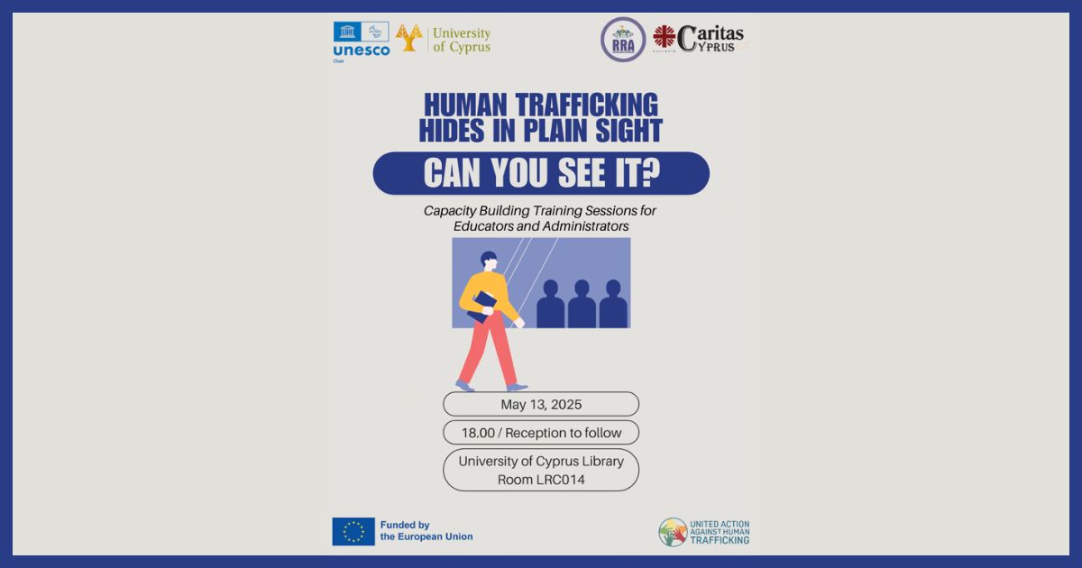 Join Us: Capacity Building Training on Human Trafficking at the University of Cyprus