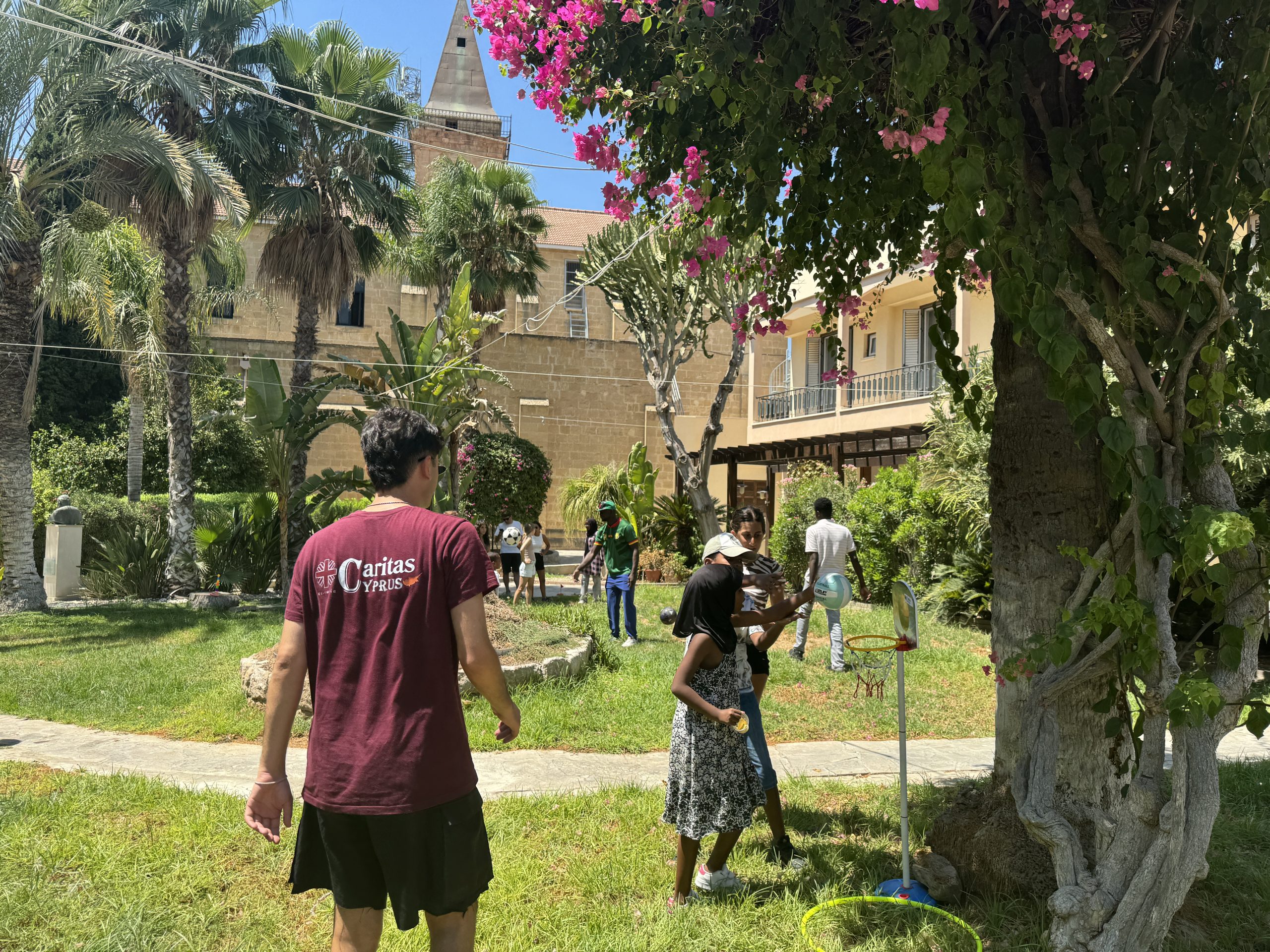 Sports Games Day with our Italian Volunteers