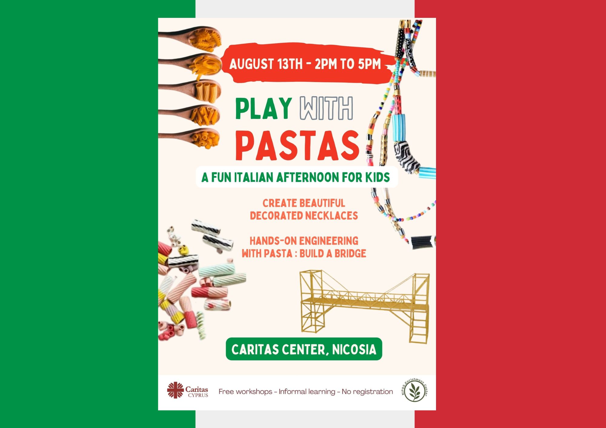 Play with Pasta at KIPOS – A Fun Afternoon for Kids!