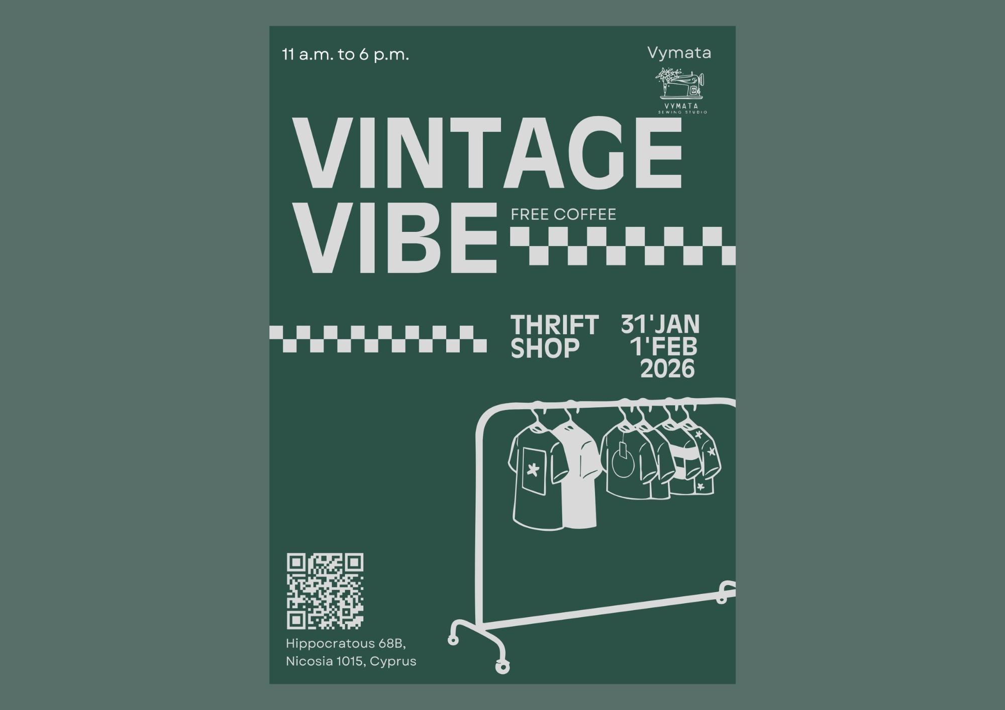 This Week End : Thrift Shop at Vymata’s Sewing Studio