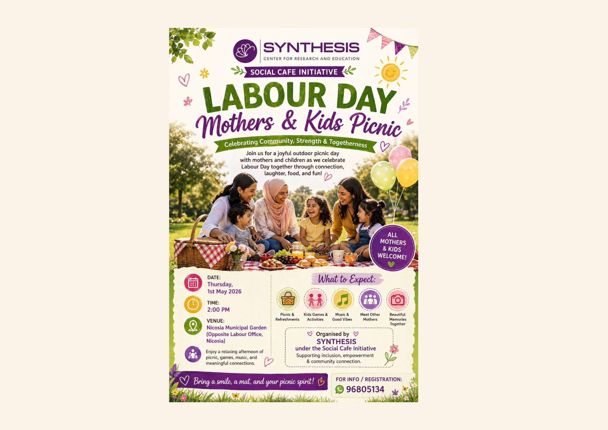 Celebrate Labour Day with a joyful community picnic!