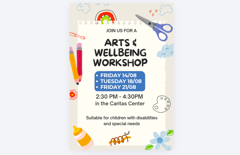 Art & Wellbeing Workshops in August